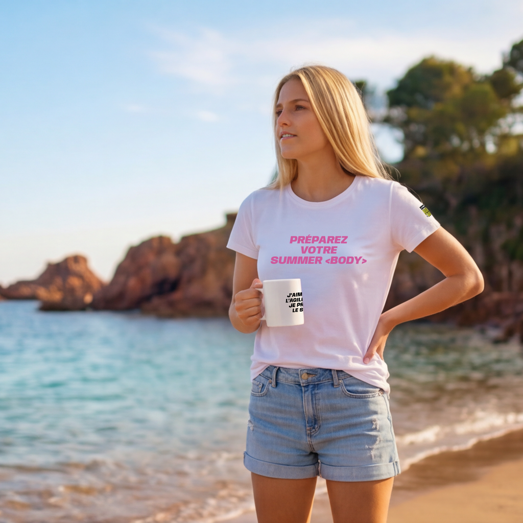 Mug brillant - J'aime bien l'agile