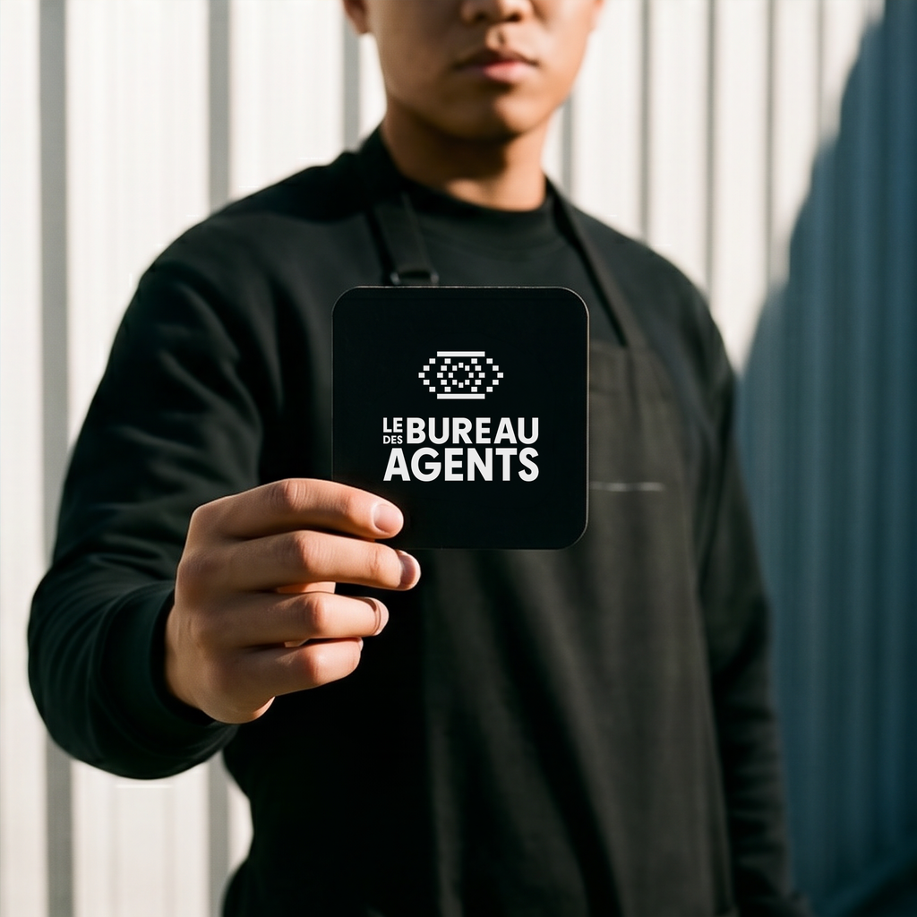 Dessous de verre Le Bureau des Agents