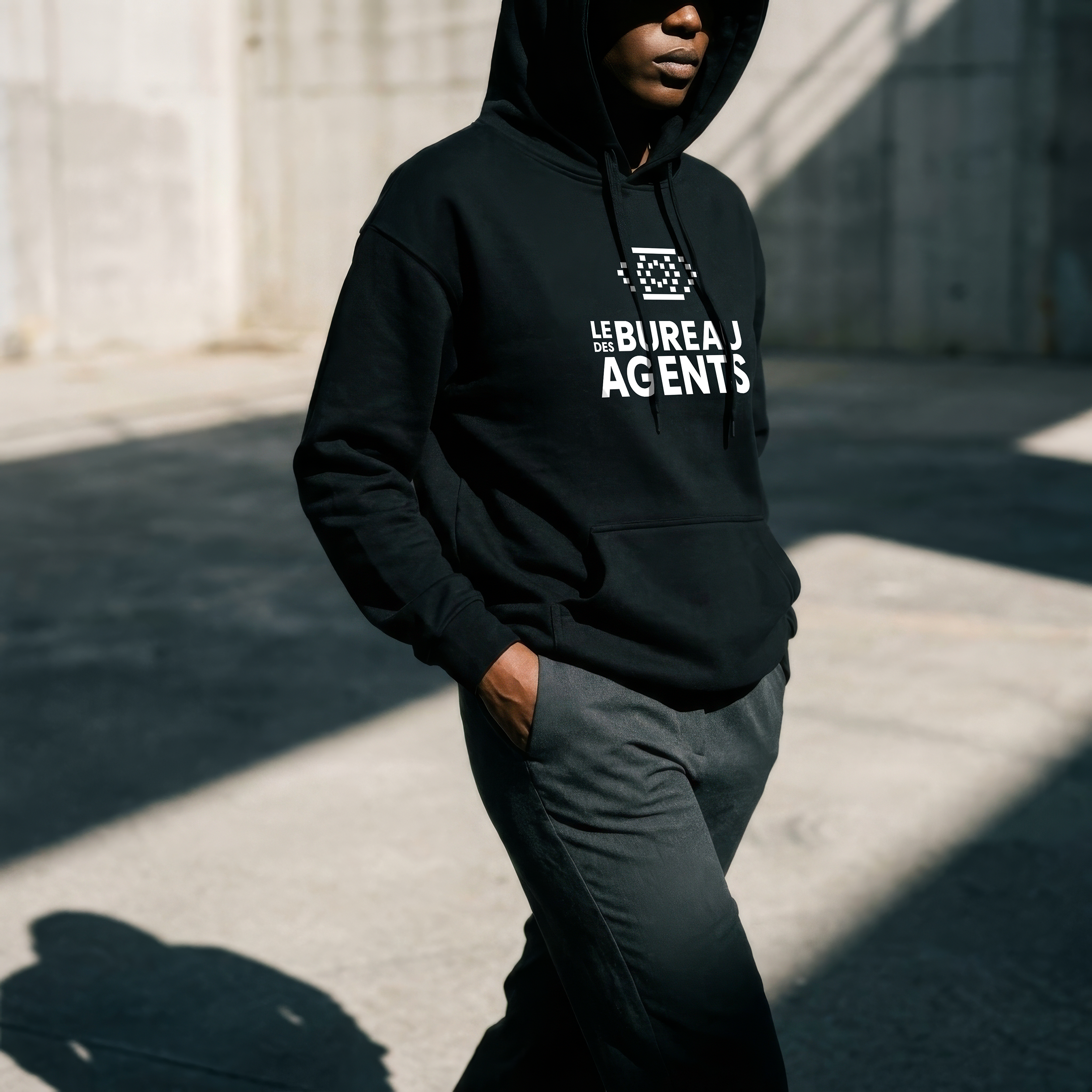 Sweat à capuche unisexe Le Bureau des Agents