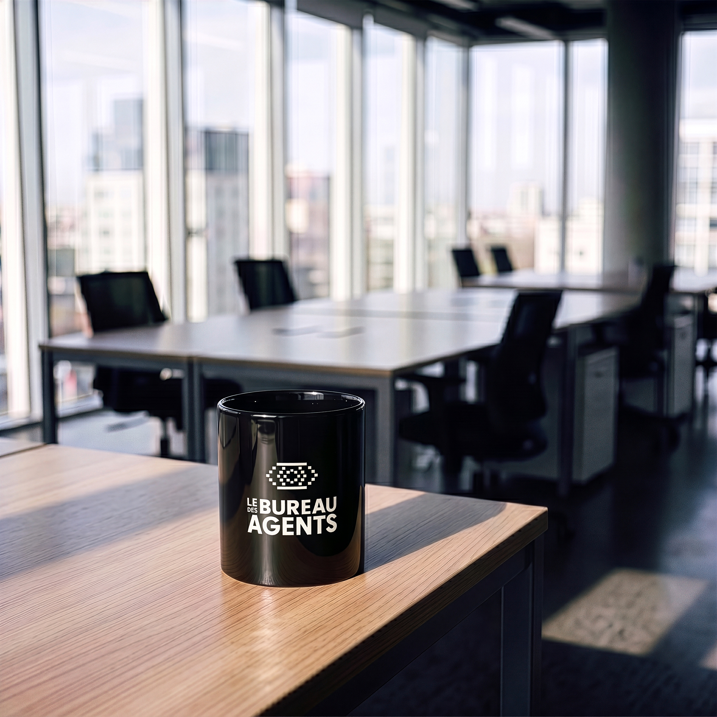 Mug brillant Le Bureau des Agents