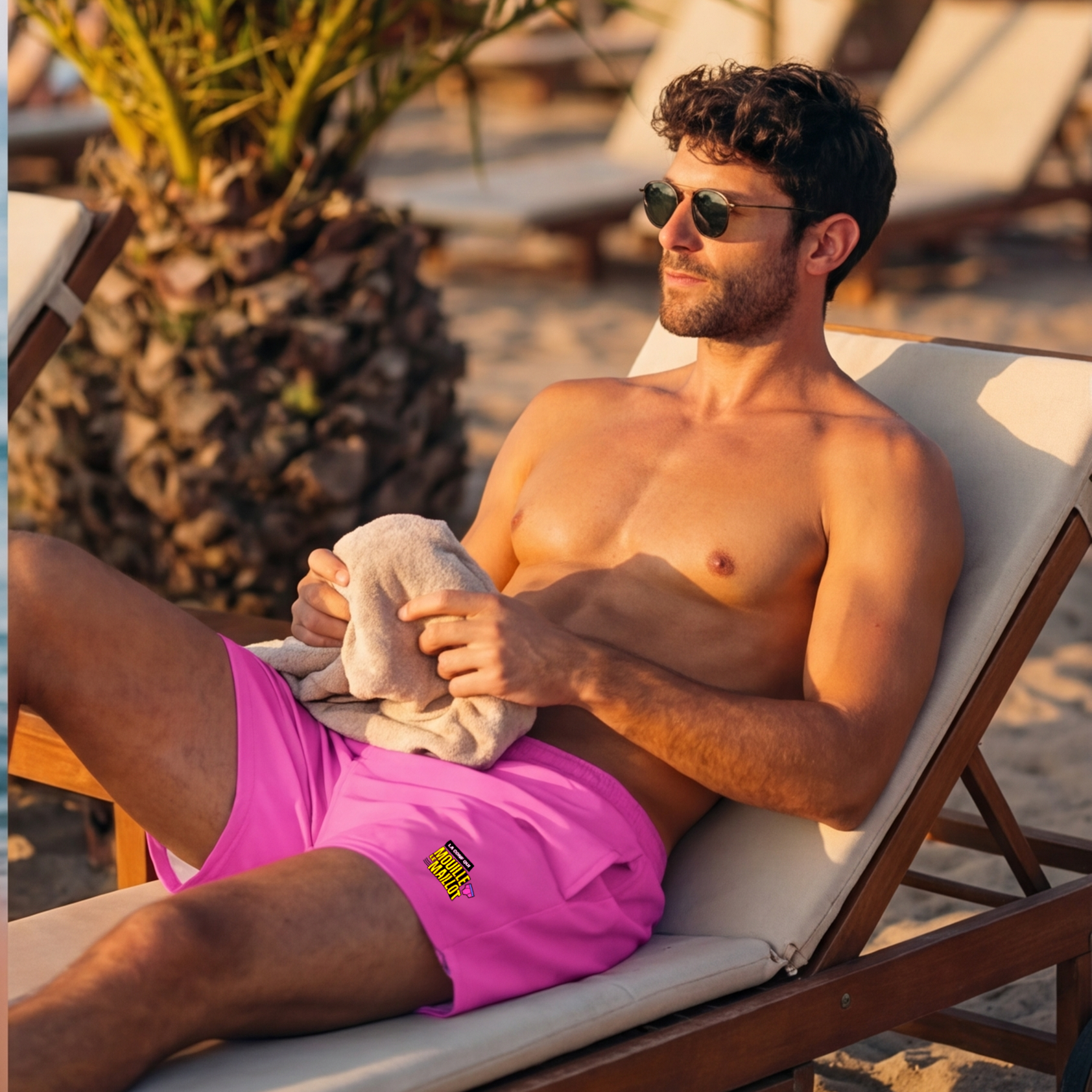 Short de bain - Logo