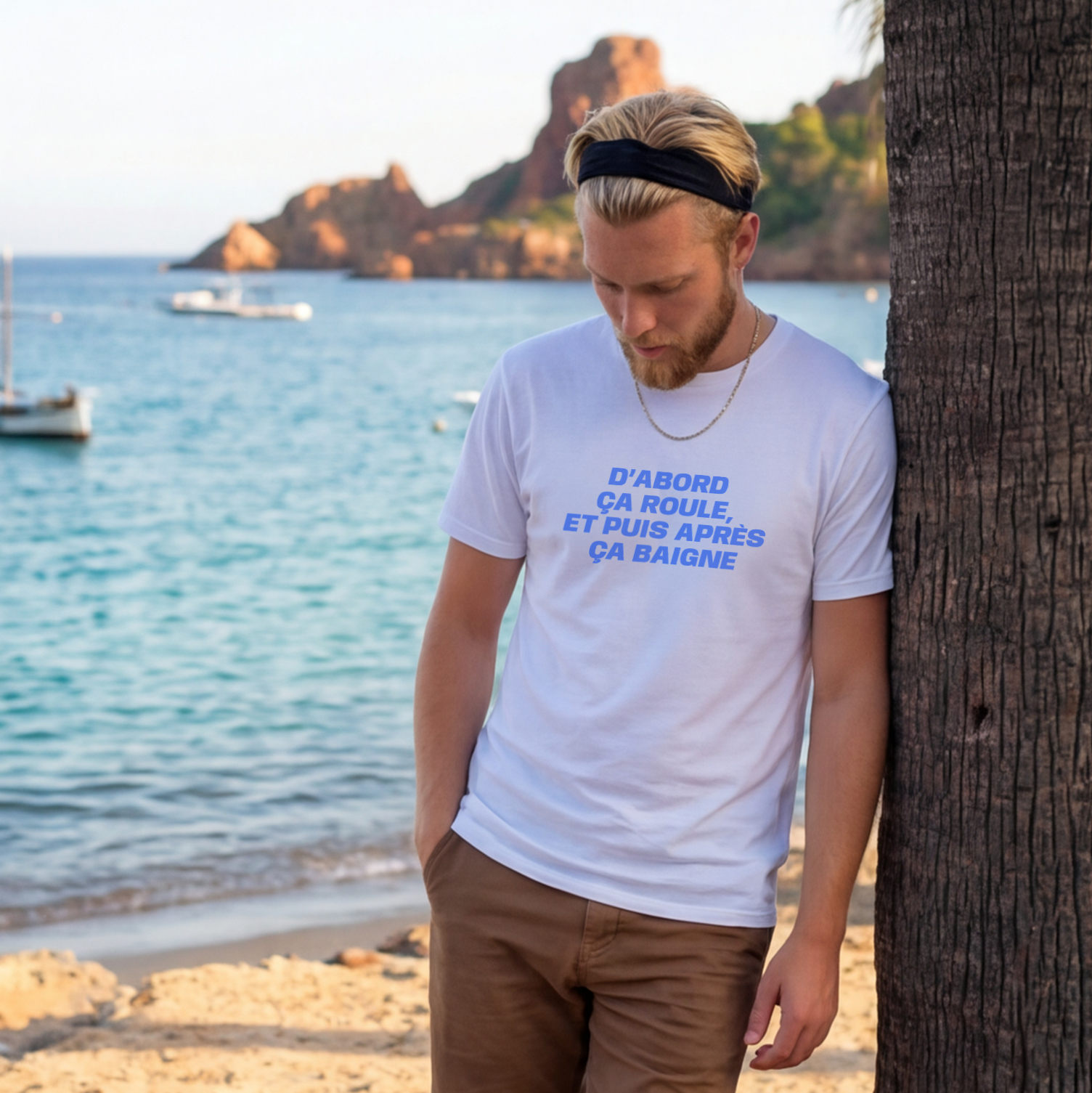T-shirt unisexe - D'abord ça roule