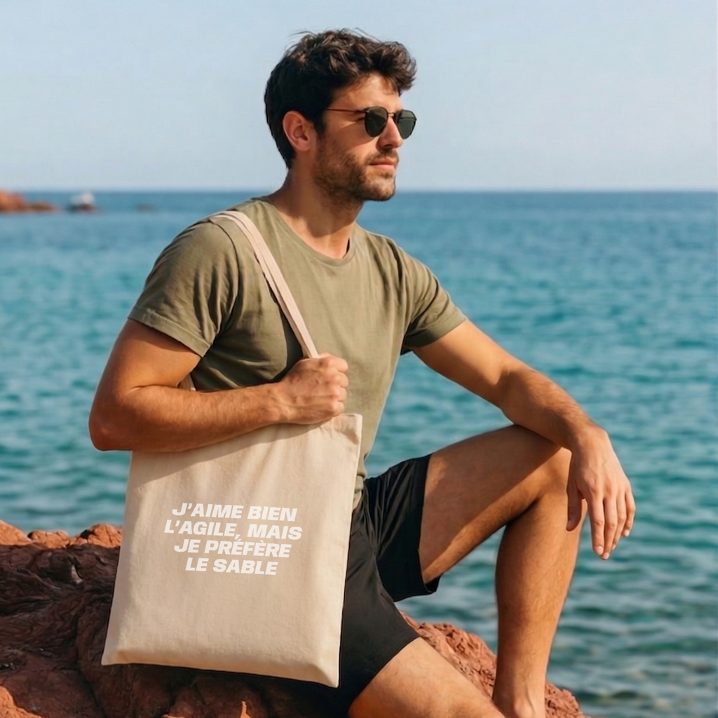 Tote bag - J'aime bien l'agile